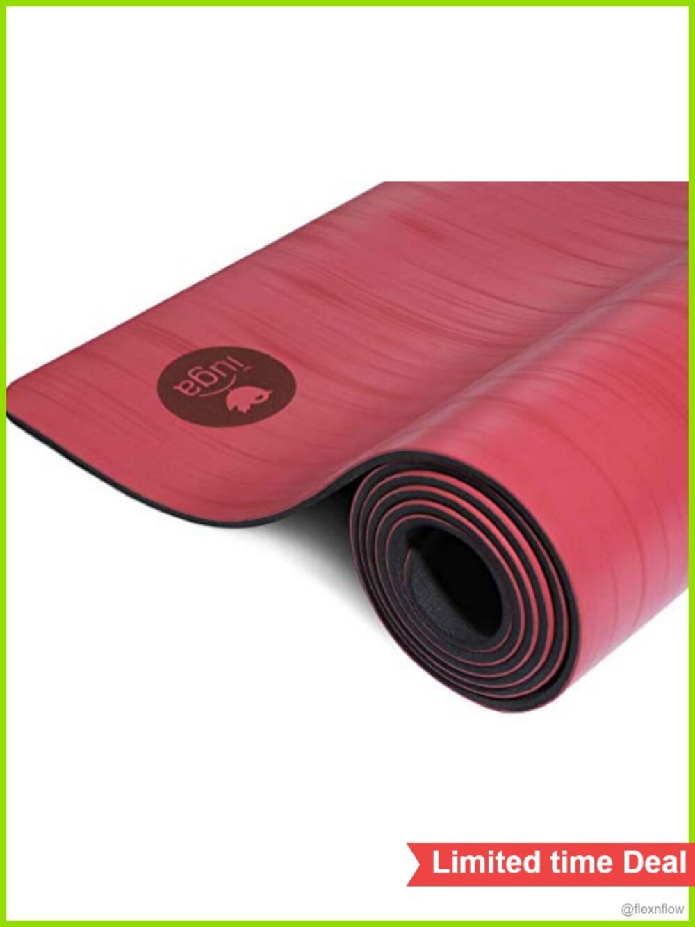 Pro Non Slip Yoga Mat Thick for Hot Yoga, Pilates, Workout & Home Gym